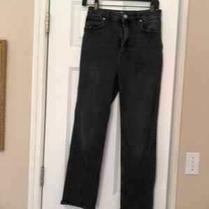 Like new Free people black wash jeans size 28